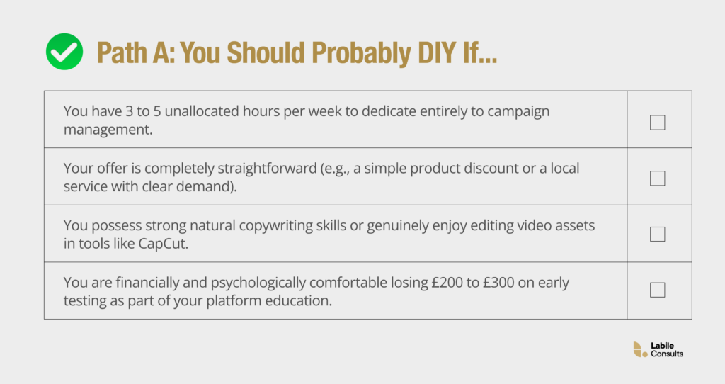 How to Decide if you want to DIY facebook advertising or hire a marketing agency